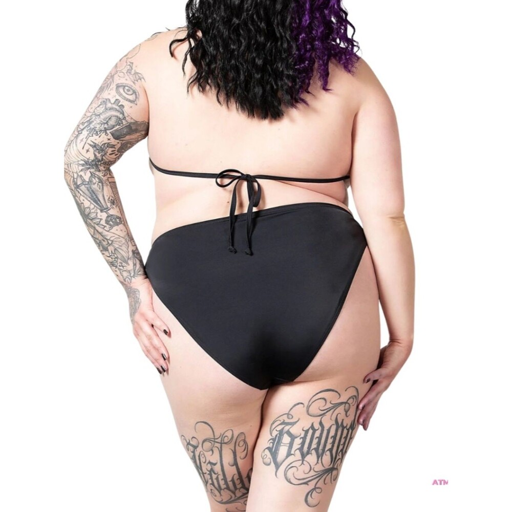 NWT Killstar Doro Monokini One-Piece Black Swimsuit Plus Size 3X - Picture 5 of 16